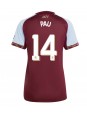 Aston Villa Pau Torres #14 Heimtrikot für Frauen 2025-26 Kurzarm